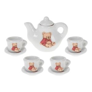 Conjunto De Chá De Porcelana Ursinho - Art Brink