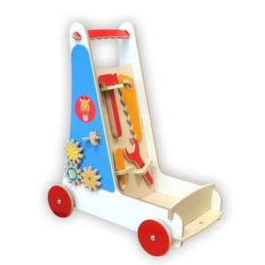 Carrinho De Ferramentas Em Madeira - 10 - Toptoy Brasil