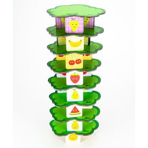 Jogo Empilhar Frutas- T0037 - Loopi Toys