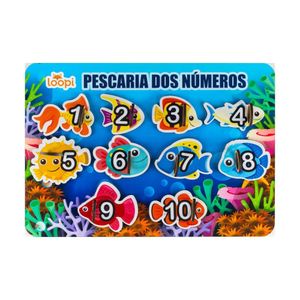 Jogo Pescaria Dos Números - T0023 - Loopi Toys
