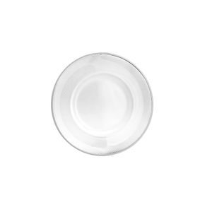 Cj 4 Sousplats Cristal Thin Edge Prateado 33x2cm
