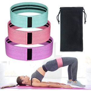 Kit 3 Faixas Elasticas De Exercicios Hip Resistance Bands