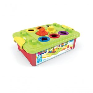 Brinquedo Caixa Educativa Blocos De Montar Mk336 Dismat