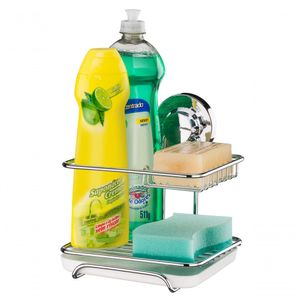 Suporte Cozinha Sabão Detergente Esponja Ventosa Future 4017