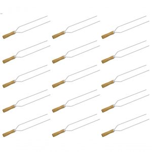 Kit 15 Mini Espeto Duplo Churrasco 39 Cm Espetinho Matrinox
