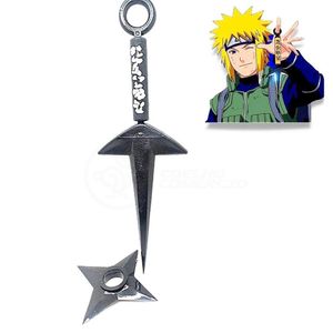 Kit Naruto Shippuden Kunai Minato 23,5Cm + Shuriken 9Cm 4