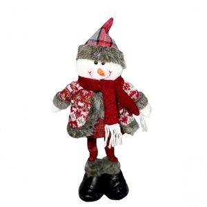 Boneco De Neve Em Pé Com Blusa De Tricô