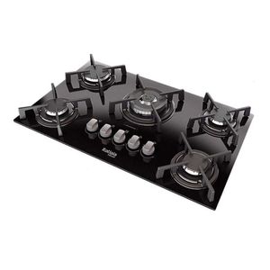 Fogão Cooktop 5 Bocas Vitrum 5q 127/220v Preto - Itatiaia