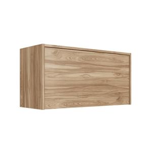 Aéreo 80cm 1 Porta Com Porta Pratos Maldivas Decibal Carvalho Oak