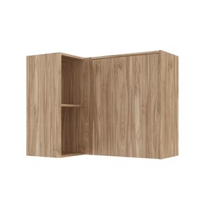Aéreo De Canto 1 Porta Maldivas Decibal Carvalho Oak