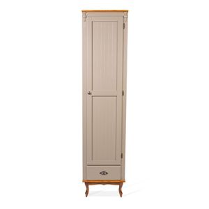 Roupeiro Antique 1 Portas E 1 Gaveta - 2080 Laca - Nude