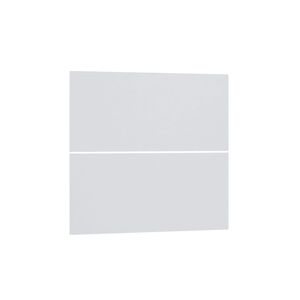 Painel Cabeceira Solteiro 97cm Uni Alpes Paris Luciane Móveis Branco Pf