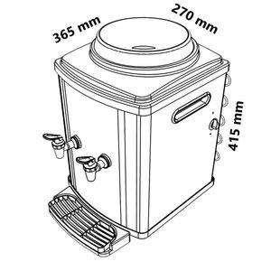 Bebedouro Mini Libell Inox Motor Compressor 220v
