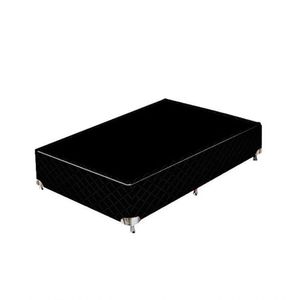 Base Poliester 88X188X27Cm Com Pés Em Pvc Gazin Preto