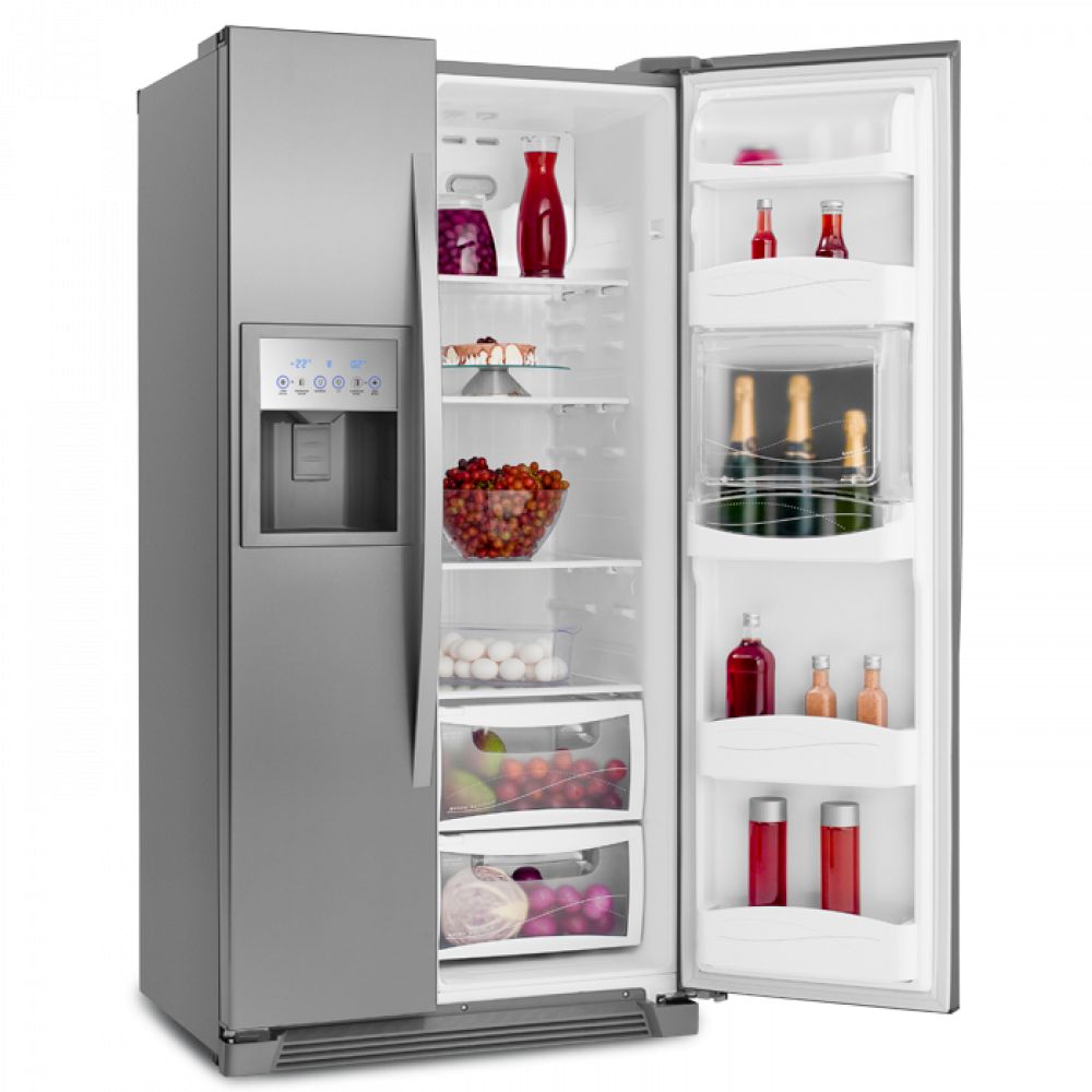 3298 です☆ Geladeira Electrolux Side by Side 2 Portas 504L Inox 220V