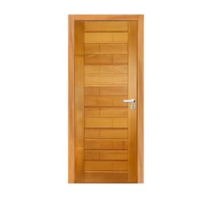 Kit Porta 74,5X215Cm Roma Tauari Lado Direito Mapaf Marrom Claro