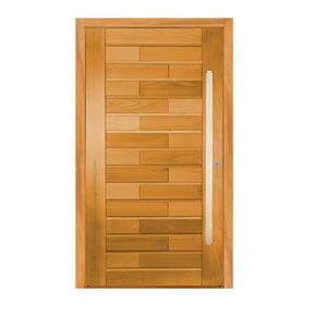 Kit Porta Pivotante 110X215Cm Roma Tauari Mapaf Marrom Claro