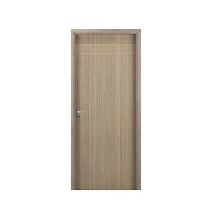 Kit Porta De Madeira Decorada 215X84Cm Com Batente De Mdf Ultra 10Cm Mantiqueira Mgm Carvalho Alpha