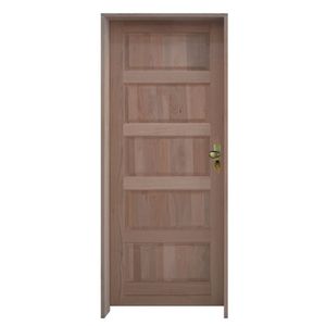 Kit Porta De Madeira 210X72Cm Batente 14Cm Fechadura Taco De Golf Externo Trento Tauari