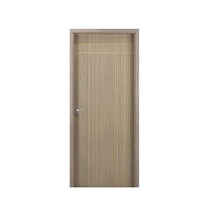 Kit Porta De Madeira Decorada 215X84Cm Com Batente De Mdf Ultra 10Cm Mantiqueira Mgm Carvalho Alpha