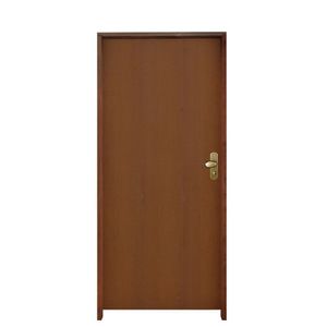 Kit Porta De Madeira 210X72Cm Batente 11Cm Fechadura Taco De Golf Madeira Lisa Imbuia