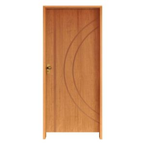 Kit Porta De Madeira 210X62Cm Batente 11Cm Fechadura Taco De Golf 10 Imbuia