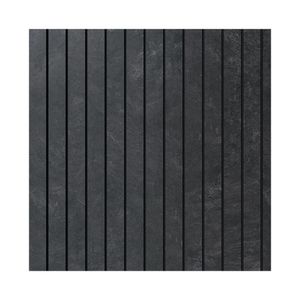 Painel Ripado Eva Laminado Autocolante 10cm Urban Plus Black Metro