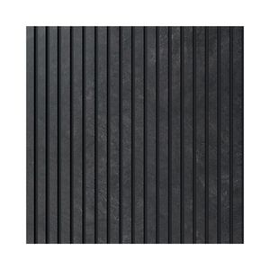 Painel Ripado Eva Laminado Autocolante 10cm Urban Black Metro