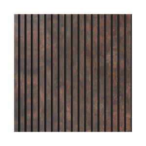 Painel Ripado Eva Laminado Autocolante 10cm Urban Metro M² Corten Com Textura Amadeirado