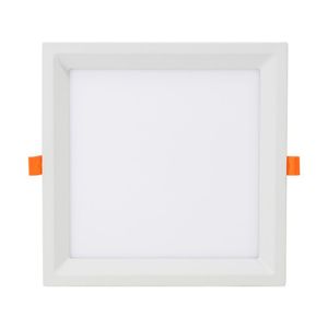 Painel De Led Quadrado Embutir Recuado 18w Bivolt Taschibra 6500k Luz Fria