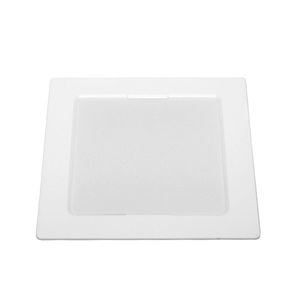 Painel Com Placa De Led Taschibra 12w Lys Quadrado Embutir Bivolt 3000k Luz Quente