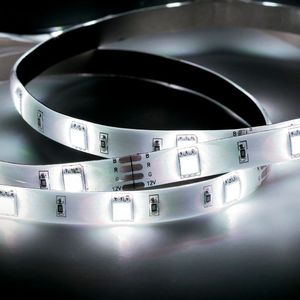 Fita Led Slim Taschibra 2,5w/m Ip20 12v Para Móveis Metro 6500k Luz Fria