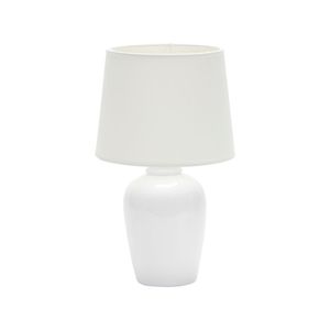 Luminária Abajur Taschibra Pottery 32cm E27 Bivolt Branco