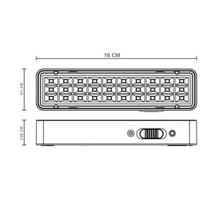 Luminária De Emergência Intelbras 30 Leds Lea30 Recarregável Bivolt