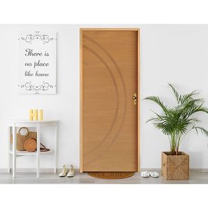 Kit Porta De Madeira 210X62Cm Batente 11Cm Fechadura Taco De Golf 11 Imbuia