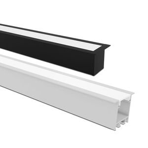 Perfil De Embutir Taschibra Para Fita De Led Apex 35 Com 2 Metros Branco