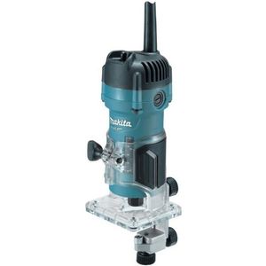 Tupia Makita M3700B 530W 6Mm 35.000 Rpm Preto E Azul 220V