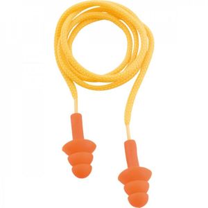 Protetor Auditivo Tipo Plug De Silicone Com Cordão Em Algodão Nove54 - Caixa Com 11 Unidade
