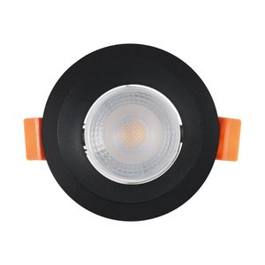 Kit 10 Spot De Led Recuado Embutir Redondo 6w Bivolt Preto Blumenau 6500k Luz Fria