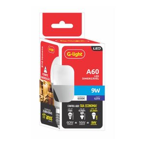 Lâmpada Led Ence A60 9w Dimerizável 6500k - Luz Branca - 127v