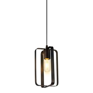 Lustre Pendente Taschibra Metal Infinit Preto E27 Bivolt