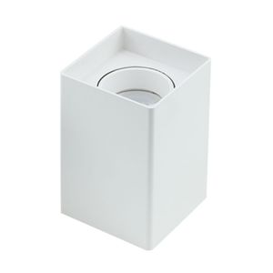 Spot De Sobrepor Mr16 Quadrado Branco