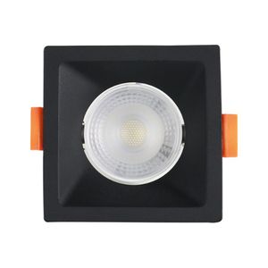 Spot De Led Recuado Embutir Quadrado 3w Bivolt Preto Blumenau 4100k Luz Neutra