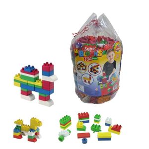 Super Blocks Bolsa Com 334 Peças Grandes - World Blocks