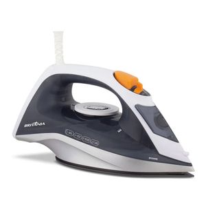 Ferro De Passar Britania Antiaderente Bfv2000b Branco Com Cinza 220v