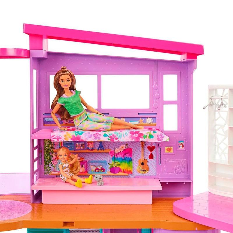 Playset Barbie - 90 Cm - Casa da Barbie - Casa Malibu - Mattel