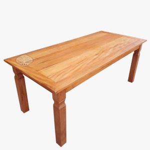 Mesa Rústica Em Madeira De Demolição 160x80cm Sudeste Rústico
