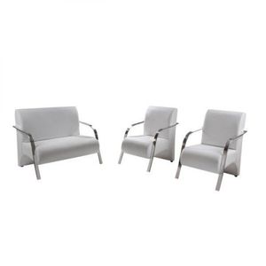 Conjunto Vênus 1 e 2 Lugareses Braço Alumínio D Salla Branco