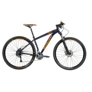 Bicicleta Mountain Bike Schwinn Kalahari Aro 29 Tam. 19" Shimano Alívio Suspensão Rock Shox 27 Velocidades Azul Caloi