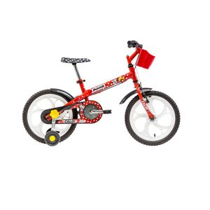 Bicicleta Infantil Minnie Aro 16 Vermelha Caloi